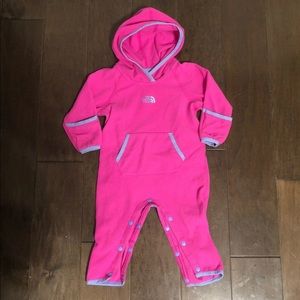 Northface fleece onesie